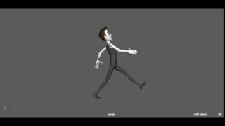 Walk animation (blocking)
