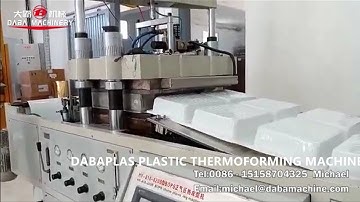 Thermoforming Machine Factory Direct Sales Semi Automatic Bops Food Grade Plastic Biscuit Box