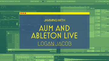 Jamming with AUM and Ableton (Connected Wirelessly with Bluetooth Midi and Ableton Link)