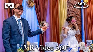 Молодожёны, ответы на вопросы - Свадьба Ирина и Алексей - VR Видео 360° - A007.tv - 20190119_04