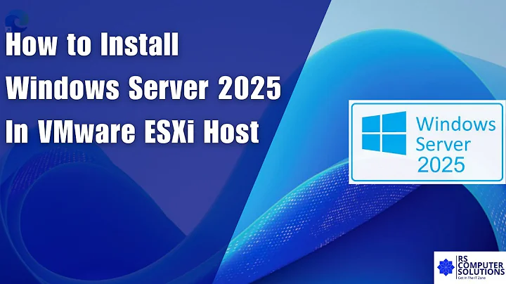 How to install Microsoft Windows Server 2025 on VMware ESXi host Machine | Server 2025.