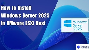 How to install Microsoft Windows Server 2025 on VMware ESXi host Machine | Server 2025.