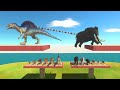 Tug of War Prehistoric Mammals vs Dinosaurs - Animal Revolt Battle Simulator