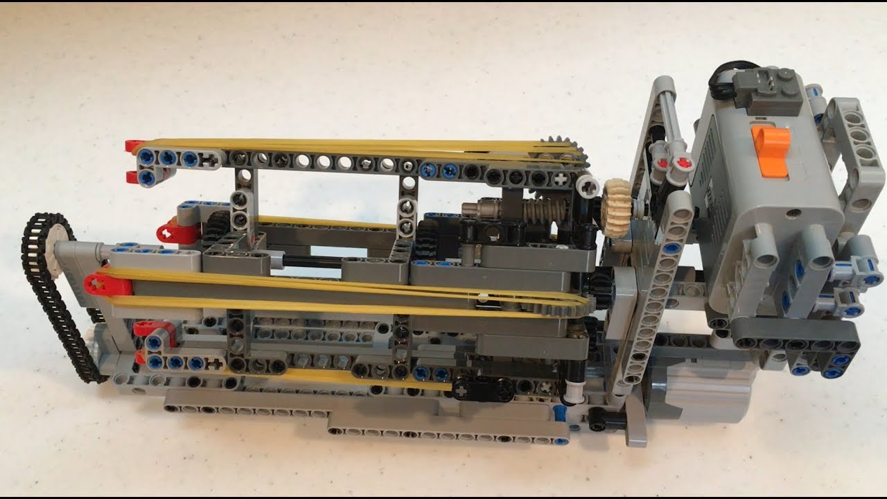LEGO Minigun - Working Mechanism - YouTube