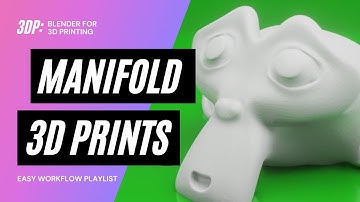 Make Your #3DPrint Manifold | Blender for 3D Printing