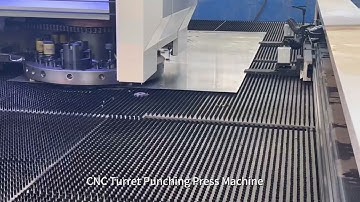 CNC Turret Punching Press Machine #cncpunchingmachine #metalprocessing #metalfabrication