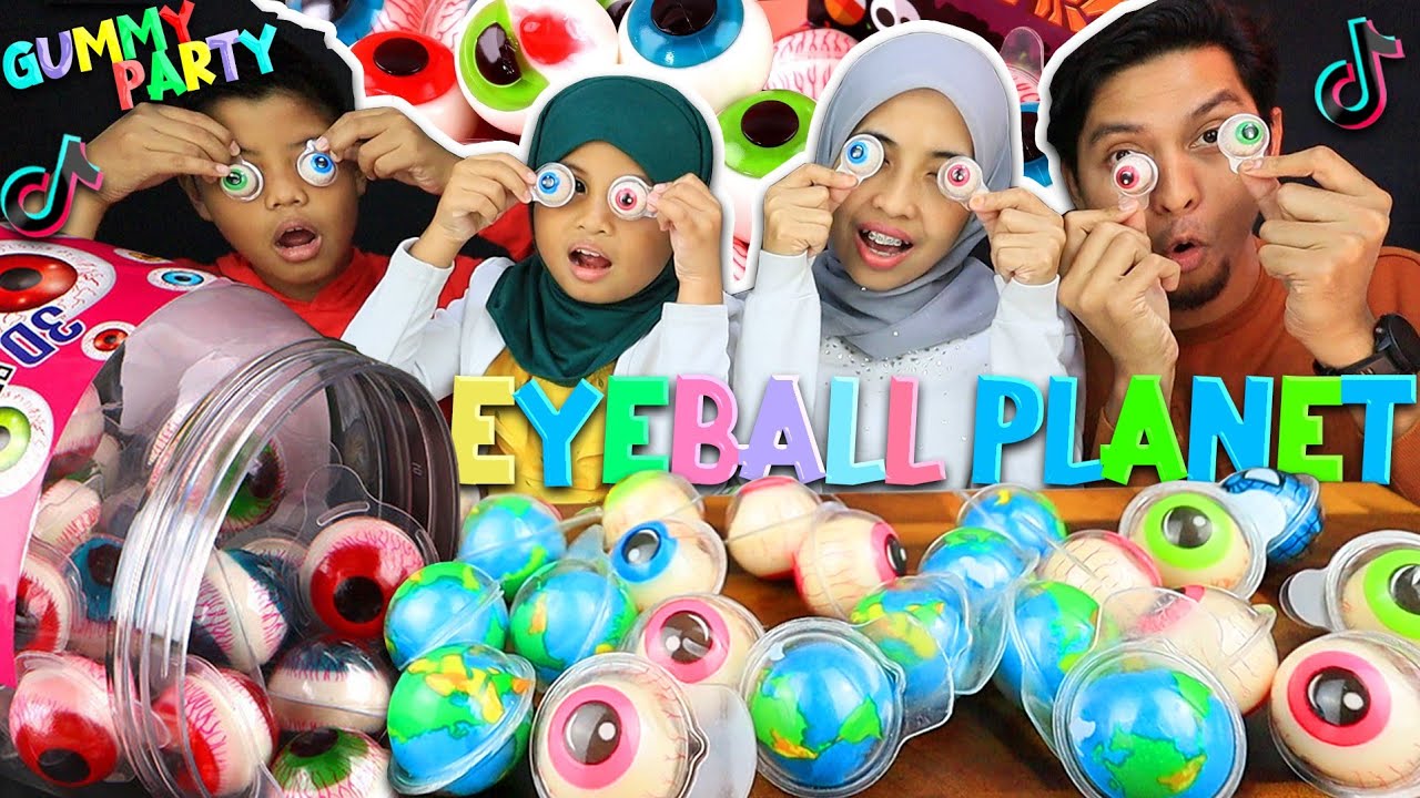 VIRAL TikTok Gummy Eyeball Vs Gummy Planet VERSI HALAL Mukbang With VIRAL TikTok Gummy Eyeball Vs Gummy Planet VERSI HALAL Mukbang With