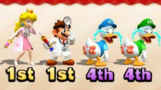 Doctor Peach vs Doctor Mario Vs Dewey Vs Louie | Mario Party: The Top 100 Ultimate Showdown