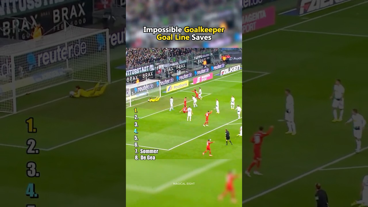 Impossible Goalkeeper Goal Line Saves