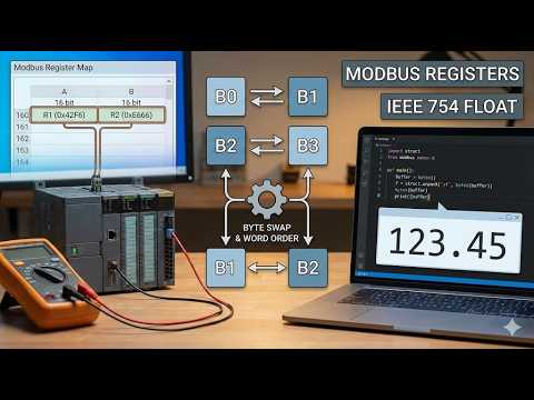 Parsing Modbus Floating Point Values (Endianness Guide)