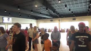 2018 Open House Two Step Dance Lesson Walking Backwards
