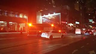 Toronto Fire Spare P332, HR332 and spare C33 Responding