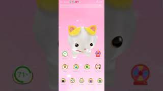 3D Cute Pink Kitty Cat Launcher Theme 🐱🐾 screenshot 2