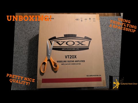 VOX Valvetronix VT20X Unboxing - Full of Features! (it really is)