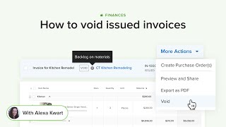 Voiding Issued Invoices