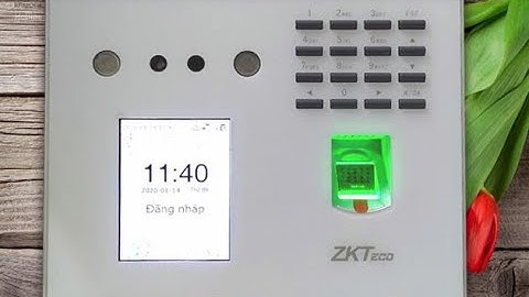 Hướng dẫn đăng ký khuôn mặt cho nhân viên mới vào máy chấm công ZKTeco MB40VL