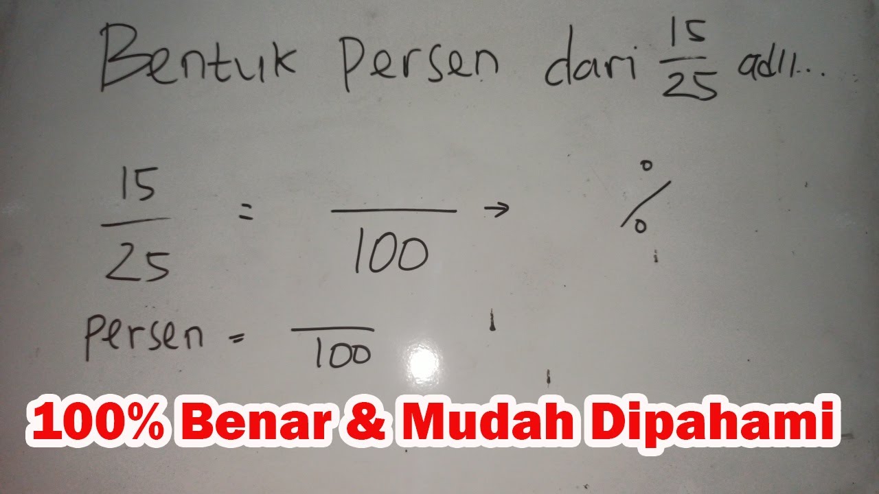 Bentuk Persen Dari 15 25 Adalah YouTube bentuk-persen-dari-15-25-adalah-youtube