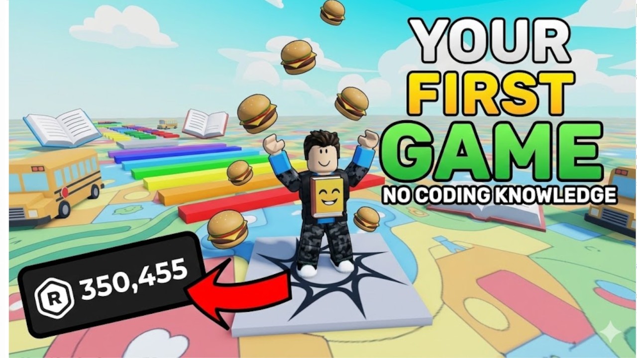 How To Make A First Game In Roblox Studio For Noobs Part 1 - YouTube