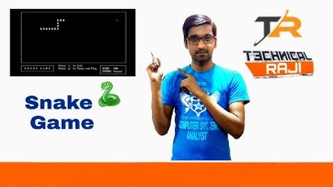 How to make Snake Game in C - with source code - Basics for Beginners - Easy