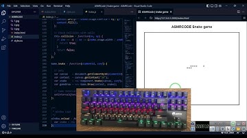 ASMR Programming - Snake Game with javascript - No Talking