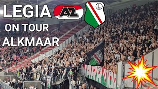 ULTRAS FANS🇵🇱LEGIA WARSZAWA + Support FC DEN HAAG🔰ADO AWAY at AZ Alkmaar🇳🇱