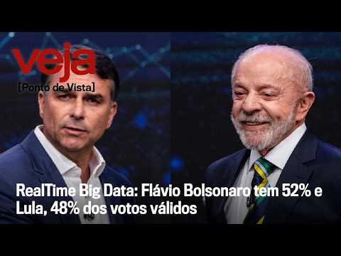 RealTime Big Data: Flávio Bolsonaro has 52% and Lula, 48% of valid votes