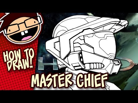 How to Draw MASTER CHIEF (Halo) | Easy Step-by-Step Drawing Tutorial