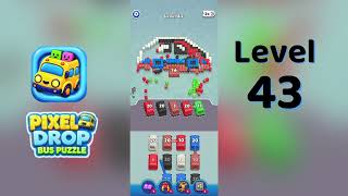 Pixel Drop Bus Puzzle Level 43 Walkthrough | Complete Solution | Go Answer