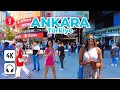 Ankara  trkiye  kzlay walking tour 4k  street walk  city tour