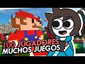 Le pedí a 100 jugadores representar sus videojuegos favoritos en minecraft