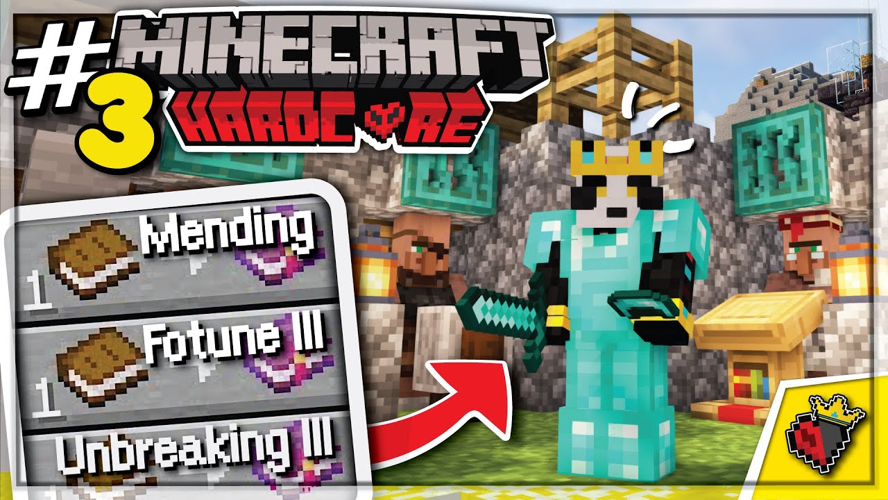 I MADE FULL DIAMOND ARMOR | Minecraft Hardcore (#3) - YouTube