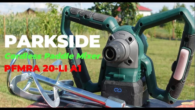 PDRW B1 Twin Paddle Parkside - REVIEW Mixer 1800 YouTube