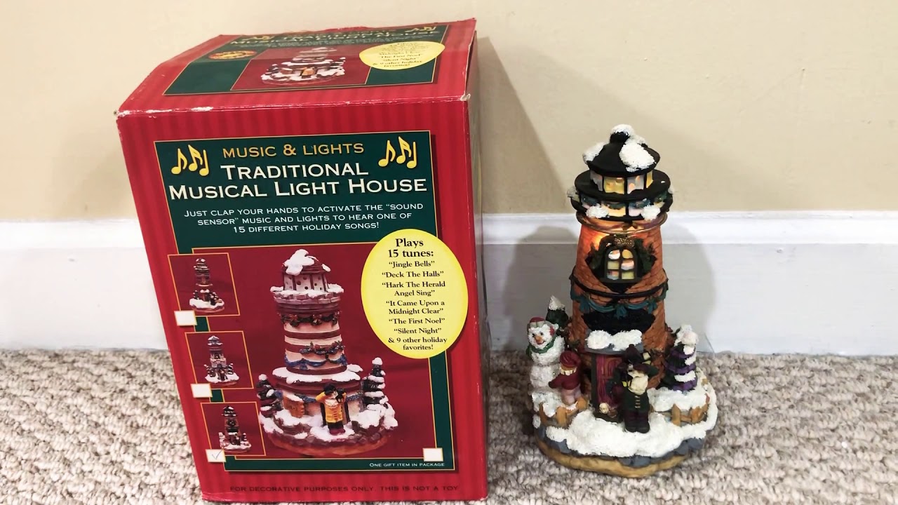Music & Lights Traditional Musical Light House TL Toys HK Christmas 1996 59462 YouTube