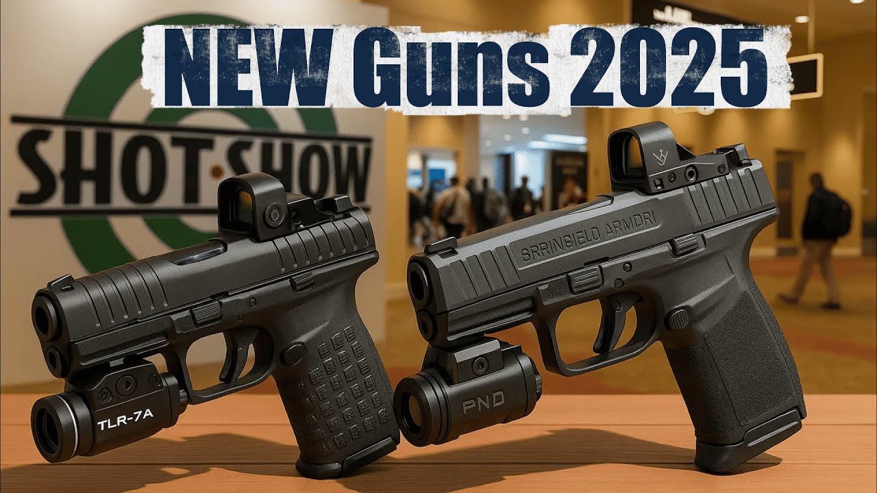 Top 5 NEW Guns from Shot Show 2025 | KelTec P57, Alien Remis, HK CC9 & More!