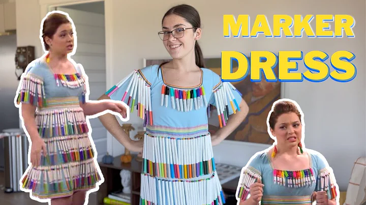 I Made Harper's Marker Dress from Wizards of Waver...