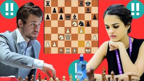 Super Hero Magnus carlsen vs Tania sachdev 14