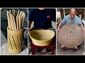 Bamboo crafts  old man make beautiful bamboo crafts  making bamboo products 2021 101