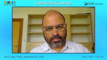 India Data Portal - Open Data Conclave – Inaugural Session – Ashwini Chhatre