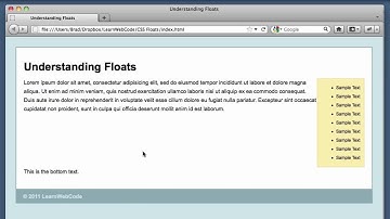 CSS Floats - Understanding & Clearing Floats Tutorial  2019