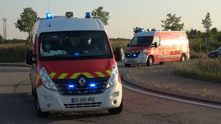 [SDIS 57] Sapeurs Pompiers Metz 2x VSAV en urgence à CHR Metz // Two ambulances responding in Metz