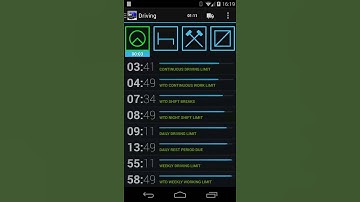 TruckerTimer v4 for Android work in progress