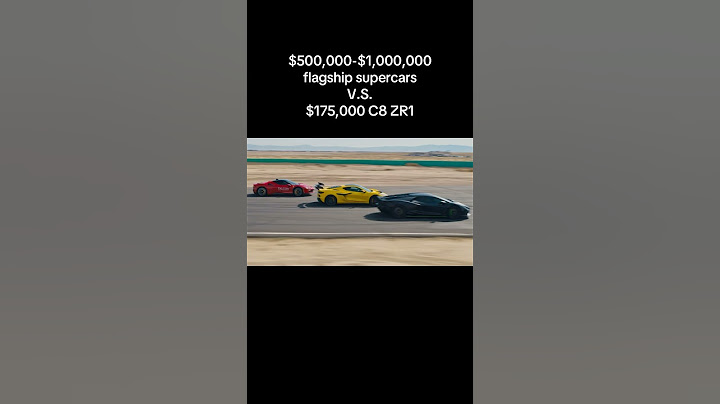 Somehow people will still say it’s not a supercar 🤣 #corvette #c8 #zr1