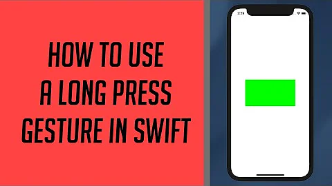 How to use a Long Press Gesture Recogniser