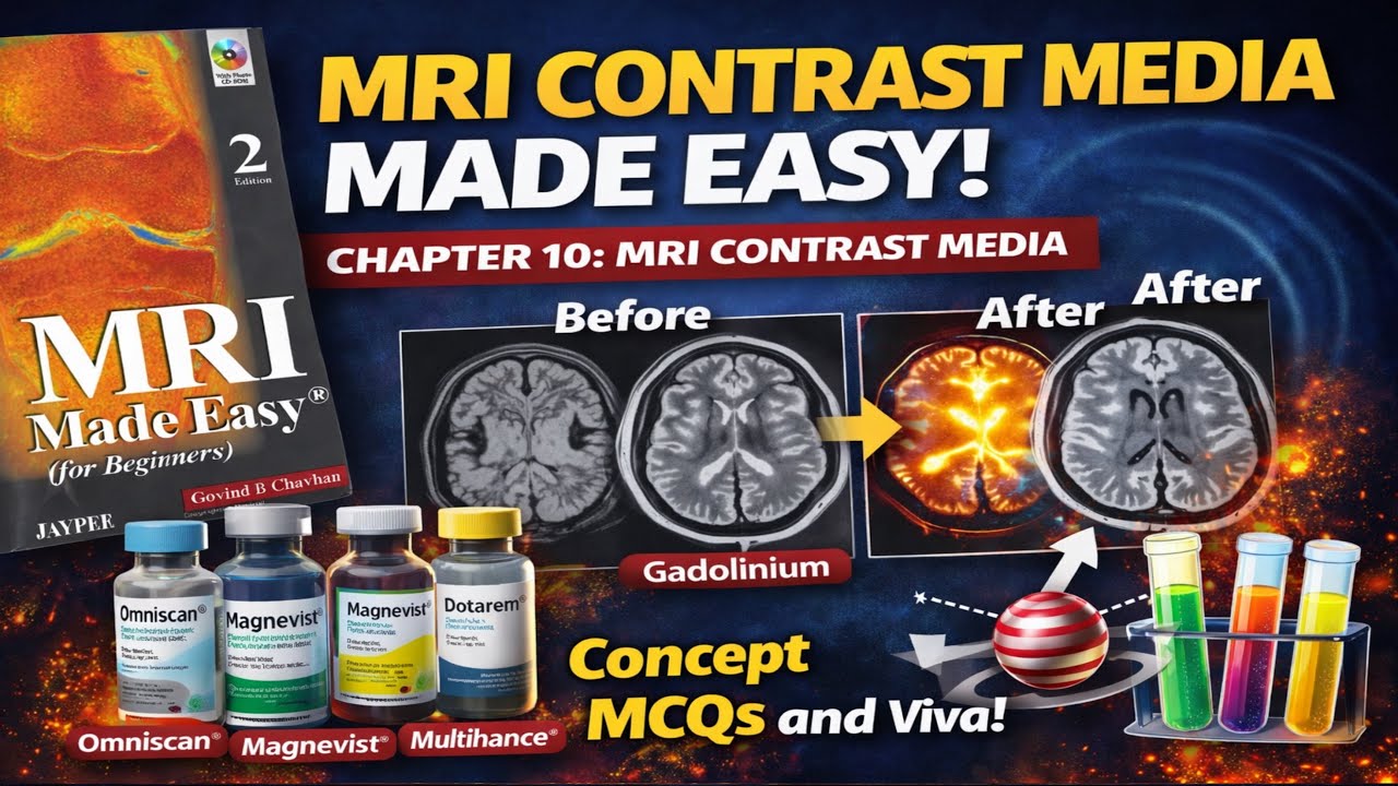 MRI Contrast Media | Gadolinium  NSF one liner Mcqs explains 