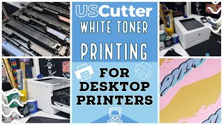 White Toner Printing For Desktop Printers - Ghost White Toner and UniNet Absolute White Toner