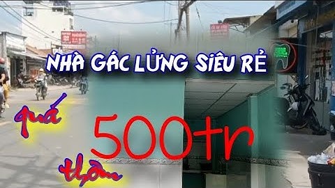Nhà rẻ Củ Chi| Nhà Gác Lửng Cực Mềm chỉ 500triệu