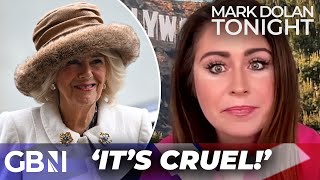 'It's CRUEL!' Kinsey Schofield tears up defending Queen Camilla from vicious attacks