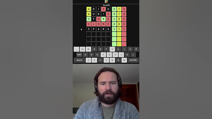 WHERE DO THE LETTERS GO WORDLE?! #word500 #wordle