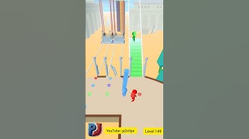 bridge race run io level 149 #bridgerace #mobilegame #gameplay #racegame #bridgerunio #racing