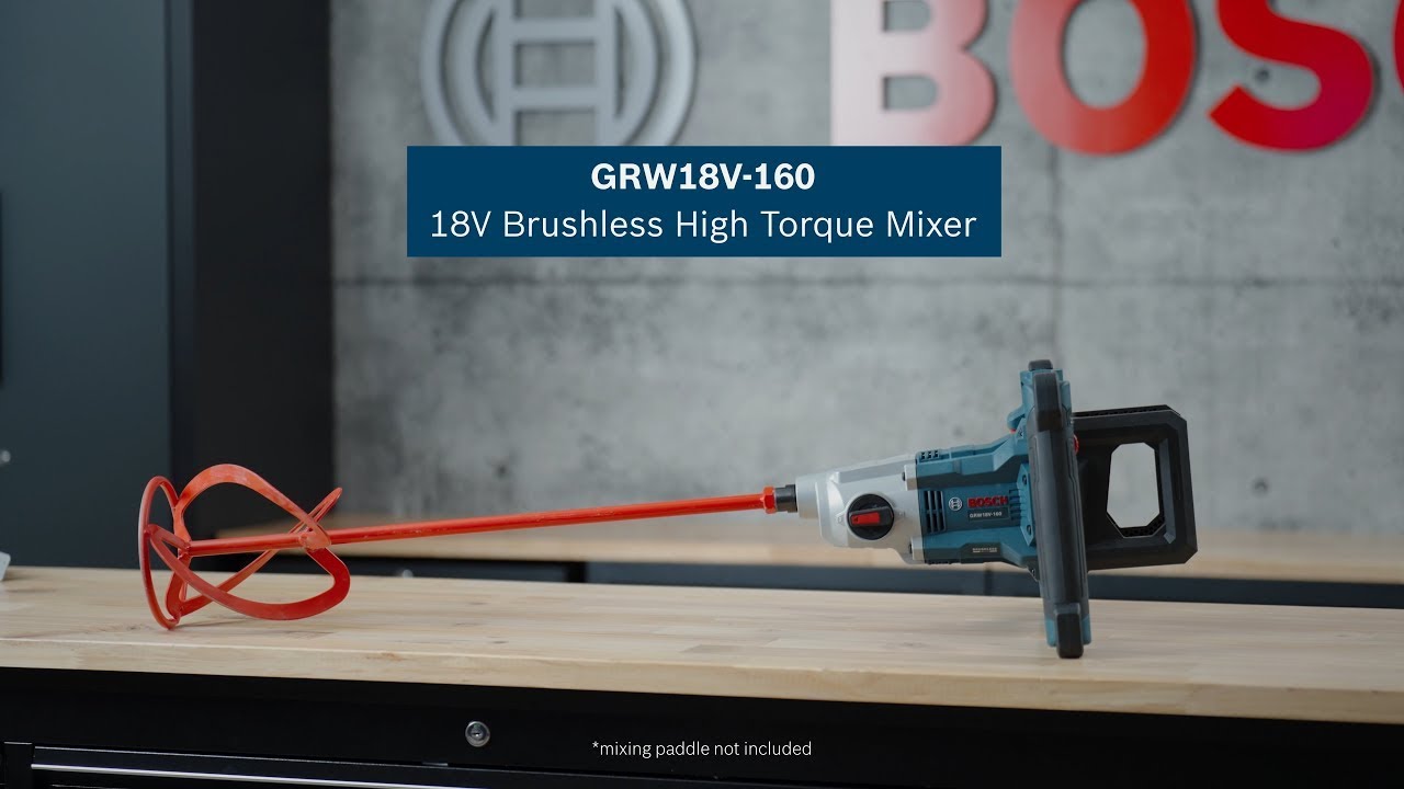 Максимальный крутящий момент, максимальное смешивание: бесщёточный миксер Bosch с высоким крутящи...